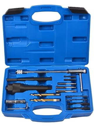 Zoomtools 16-teiliges Werkzeugset zum Entfernen beschädigter Glühkerzen, 8 mm, 10 mm, mit Koffer