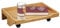 Relaxdays Tablette de lit, Mini Table de Chevet à Pincer, pour Couchage Mezzanine, HxLxP : 9x36x25,5 cm, Bambou, Nature