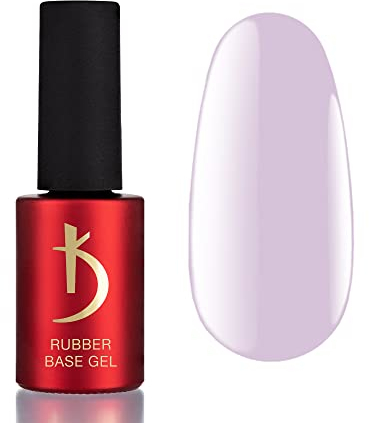 K Professional Smalto Semipermanente - Pastello Lilla -7ml- Smalti Semipermanenti per Unghie Gel - Rubber Base Gel Lilac - Base Coat - UV LED