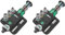 Wera 05004281001 8009 Zyklop Pocket Set 2, Knarren Satz, 17-teilig, Schwarz-grün (Packung mit 2)
