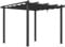 Outsunny 3 x 3(m) Pergola with Retractable Roof, Aluminium Frame Garden Gazebo Canopy Outdoor Sun Shade Shelter for Grill, Patio, Deck, Dark Grey