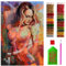 ARTULIO Diamond Painting Set - Akt einer Frau mit abstraktem Hintergrund - 40x60 cm - Groß XXL - 5D Diamant Painting Bilder DIY, Diamond Painting Erwachsene