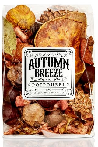 Autumn Breeze Potpourri - 4-Cup Size Bags for Bowl, Vase Filler, Sachet, and Fragrance, Perfect for Creating an Fall Atmosphere
