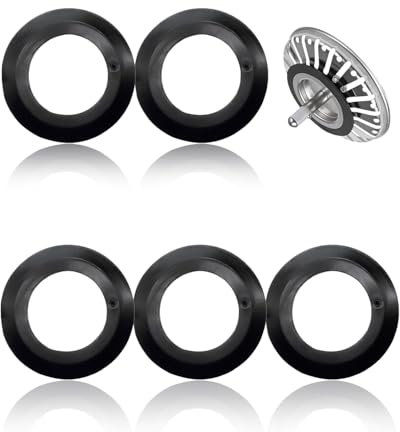 KGDUYC 5PCS Junta de Goma para Tapón Fregadero Cocina, Junta Goma Desague Fregadero Cocina Universal para Tapon Desagüe Cocina, Goma Fregadero Cocina di Diámetro Exterior,junta de goma