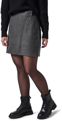 Damen Rock in Woll-Optik