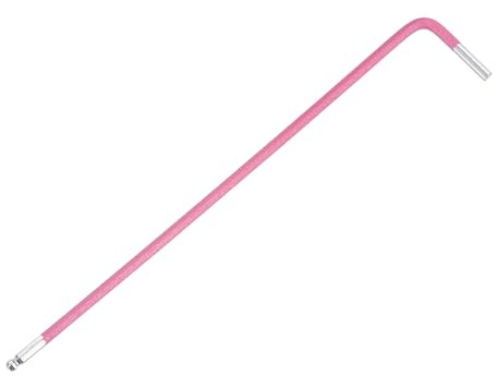 M METERXITY Ball End Hex Key Wrench, 2mm L Shape Extra Long Arm S2 Steel Repairing Tool for Bicycle/Furniture/Equipment/Motorcycle/Machinery, Metric Hexagonal Wrench [Pink]