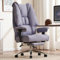 EXCEBET Ergonomic Office Chair – High Back PU Leather Executive Desk Chair with Adjustable Armrests, Swivel Computer Chair for Home/Office, Heavy Duty Support up to 400 lbs (Light Purple)