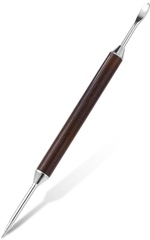 1 Stück Latte Art Pen Latte Art Stift Edelstahl Kaffee Kunst Stift | Kaffee Latte Art Pen Needle Coffee Geschnitzt Stick für Espresso Dekorieren Cappuccino Latte Kaffee Fancy Stitch Barista