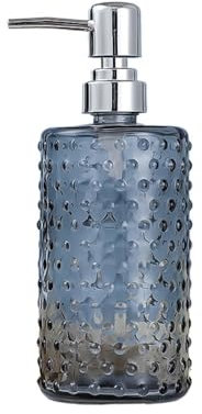 Distributeur Savon Liquide Accueil/Hôtel/Salle de bain Bouteille de lotion en verre à pousser 500 ml Porte-savon Transparent Cylindrique Bleu / Transparent / Gris / Orange / Rose Distributeur Liquide