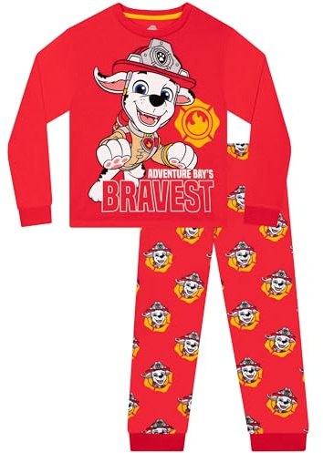 Paw Patrol Pyjamas, Marshall Boys Pyjamas, Long Sleeve Kids Pjs, Marshall Boys’ Pyjama Sets, Ages 18 Months To 8 Years