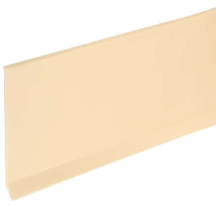 QUARKZMAN 40ft x 4 Plinthe Souple À Coller Moulure Murale Flexible, Plinthe PVC Autoadhésive Pour Angles De Mur, Beige