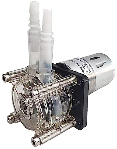 NONDK 500Ml/Min Lift=5M G928 Bomba PeristáLtica de Flujo FáCil de Instalar Bomba PeristáLtica Bomba Dosificadora Bomba de VacíO Tipo Plano 12V