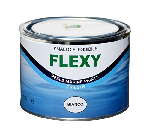 Marlin Flexy - elastische Gummi Farbe für Schlauchboote 500ml, Farbe:weiß