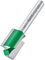 Trend CraftPro Straight Two Flute Router Cutter Bit, 1/4 Inch Shank, 15.9mm Cut Diameter & 19.1mm Cut Length, Tungsten Carbide Tipped, C025X1/4TC