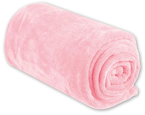 Bestgoodies Babydecke in 70x100 cm - Rosa, Kleinkinddecke Schmuse- und Krabbeldecke nach ÖKO-TEX Standard 100 Klasse 1 gefertigt