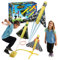 Stomp Rocket Original Stunt Planes Flugzeug Start Rampe - 3 Stunt Flugzeuge und eine Startrampe - Outdoor Rocket STEM / Mint Geschenke für Jungen und Mädchen - ab 5 (6, 7, 8) und älter