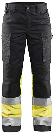 Blakläder Damen High Vis Arbeitshose mit Stretch