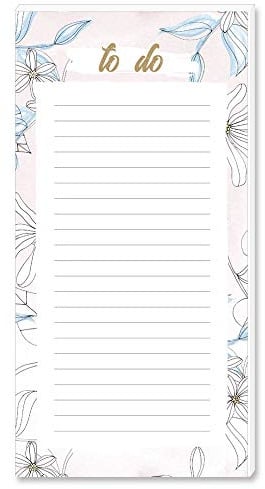 To do-Liste BLOOM | Notizblöcke, Schreibblöcke DIN LANG Format | 2 Blöcke