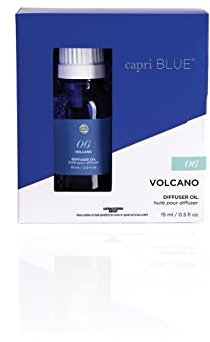 Capri Blue Diffuser Oil Refill - Premium Fragrance Oil - Use with Electric or Ultrasonic Diffusers for Home - Long Lasting Sugared Citrus Scent (Volcano, 0.5 fl oz)