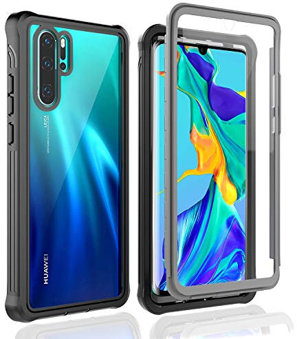 OWKEY Huawei P30 Pro Case - Full Body Protection, Rugged Case with Built-in Screen Protector for P30 Pro 2019 & New Edition 2020