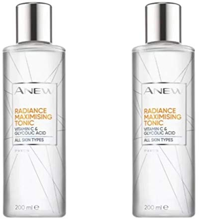 Avon Anew Radiance Maximising Tonic Toner mit Vitamin C, 200 ml (400 ml), 2 Stück