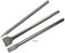 WERHE ® Professional SDS Max set di punte a scalpello 3 pezzi 18 20 50 x 600 mm punta a spatola fredda ugello piatto per martello demolitore