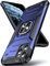DASFOND Designed for iPhone 11 Pro Case, Military Grade Shockproof Protective Phone Case Cover with Enhanced Metal Ring Kickstand [Support Magnet Mount] for iPhone 11 Pro 5.8 inch, Blue