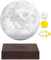 Magnetische Levitation Schwebende Mondlampe - 3 Farben Modi Rotierende schwebende 3D-Druck LED-Mond-Licht-Lampen mit Touch Control, Nachtlichter für Büro Haus Tischdekoration, kreatives Geschenk
