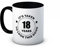 Keramik-Kaffeetasse mit Aufschrift ''It's Taken 18 Years to Look This Good''