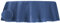 Gartentischdecke Outdoor 140 cm rund Blau wetterfest wasserabweisend rutschfest abwischbar PVC Weichschaum Tischdecke für Garten Balkon Camping