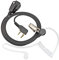 HYS Covert Acoustic Tube 2-Pin-Funkgerät Ohrhörer-Sicherheits-Headset kompatibel mit Retevis Baofeng UV-5R BF-888S Kenwood Walkie Talkie (1 Stück)