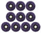 Jarshtime Strip Disc 10 PCS 4.5 x 7/8 Paint Rust Removal Disc for Angel Grinder 115mm x 22mm Stripping Wheel for Paint Rust Welds Oxidation Abrasive Disc