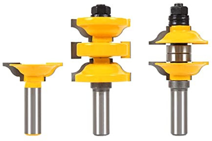 Routeur Bit Us Us Résistant Tenon Cutter Haute résistance Jaune