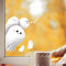 Wandtattoo Loft Fensterbild Halloween Geister Fensterdeko Kinderzimmer Kind Fensterfolie Fensterdekoration, 3. A2 Bogen