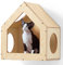 FUKUMARU Katzen Wand, Wandmontiertes Katzenhaus aus hochwertigem Birkensperrholz - Perfekter Ort zum Schlafen und Spielen mit schlichtem Design