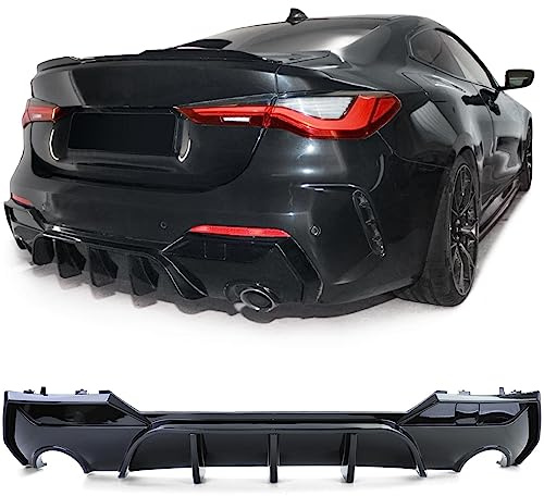 Heckdiffusor Performance Schwarz Glanz passend für BMW 4er G22 G23 420 430 ab 20