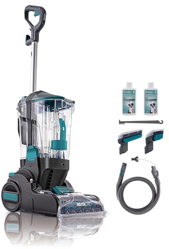 Kenmore KW4070 Pet Portable Carpet Cleaner with High Cleaning Power, 3.2L Clean Tank & 1.4L Dirty Tank, 25ft Cord Length and Two Easy Removable Brushroll for Rug & Upholstery