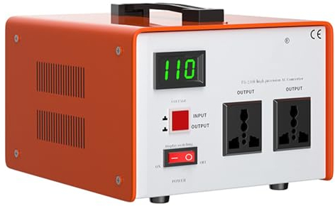 Transformateur 500W, convertisseur de tension de puissance 220V à 110V, 110V à 220V, prend en charge plusieurs Protections, pas de courant, pas de tension,220Vto110V-1000W