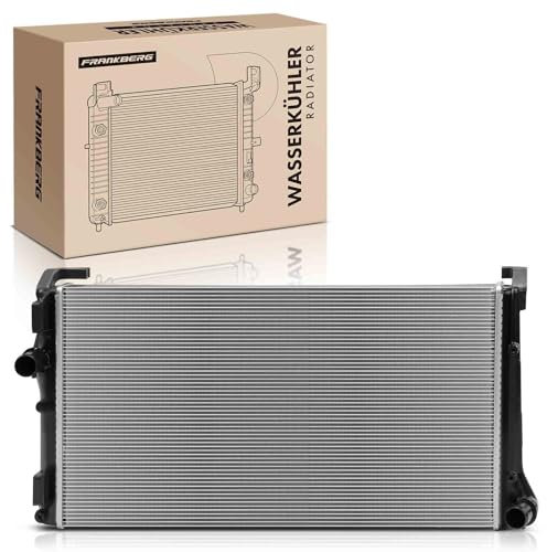 Frankberg Radiatore di Raffreddamento ad Acqua Compatibile con Punto 188 1.3 JTD 16V Musa 350 1.3 D MultiJet Idea 350 1.3 D MultiJet Ypsilon 843 1.3 JTD Ypsilon 843 1.3 D MultiJet 61896A,51733001
