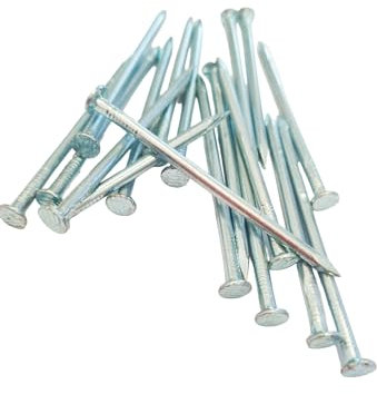 Super Mundo - 190 piezas Clavos de acero al carbono, 6x60mm, clavos galvanizados para colgar imágenes y carpintería (99704)