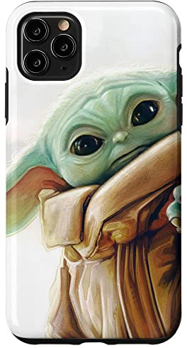Star Wars The Mandalorian Grogu White Hülle für iPhone 11 Pro Max
