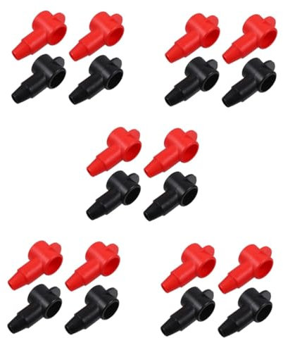 JECOMPRIS 20pcs Car Insulating Battery Cover Battery Terminal Protectors Auto Sleeves