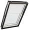 Original Roto Faltstore ZFA Faltrollo für Roto Dachfenster - Führungsschiene Weiß - Plissee für Dachfenster Baureihe Designo R4/R7 und Classic K 43/73 - Größe 054/098 | 05/09 - Stofffarbe Weiß