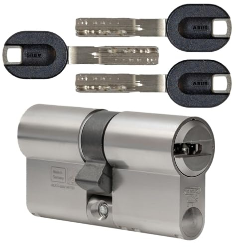 ABUS Bravus.3500 MX Doppelzylinder 45|45 | Magnet-Technologie | Kopierschutz Ziehschutz Bohrschutz | Not- und Gefahrenfunktion | Patentschutz 2038 | 3 Schlüssel + Sicherungskarte | Einzelschließend