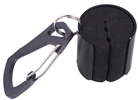 Tragbarer Angelrutenhalter, Angelruten-Clip, Rutenhalter mit Schlüsselanhänger-Clip, Fliegenfischen-Zubehör