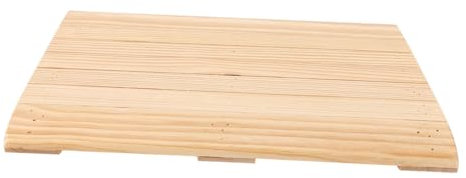 ABOOFAN Schwellenrampe für Saugroboter Türeinstieg Rollstuhlrampe Holz