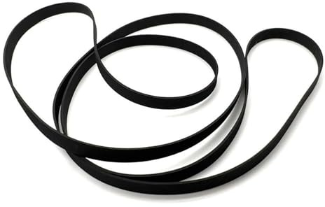 1 courroie de transmission plate de 4 mm de largeur et 0,6 mm d'épaisseur pour platine, lecteur de vinyles LP, phonographe et gramophone(Fold Length 180mm)