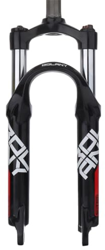 LHHL MTB Aria Forcella Ammortizzata Bici 20 in Tubo Diritto 1-1/8 Freno Disco QR 9mm Corsa 100 Mm Blocco Manuale 1810g