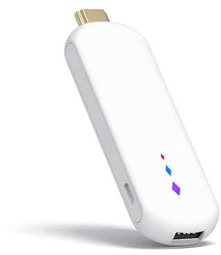 Annadue TV Box, Lecteur Multimédia de Streaming 4K Ultra HD avec Télécommande Vocale, Prise en Charge du Système 14.0, pour Netflix Hulu Flixster