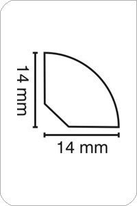 Südbrock Massive Viertelstäbe 14x14mm, endbehandelt auf Eiche hell